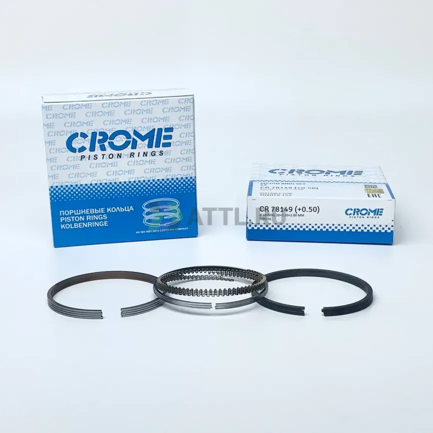 Комплект поршневых колец на 4 цил. +050 1SZFE фото 1