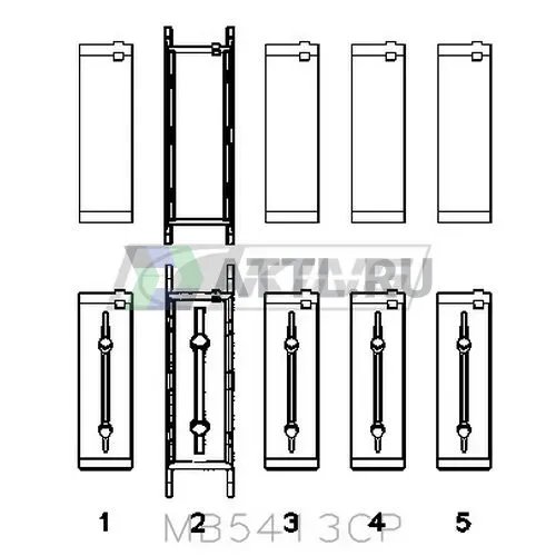 Вкладыши коренные STD фото 2