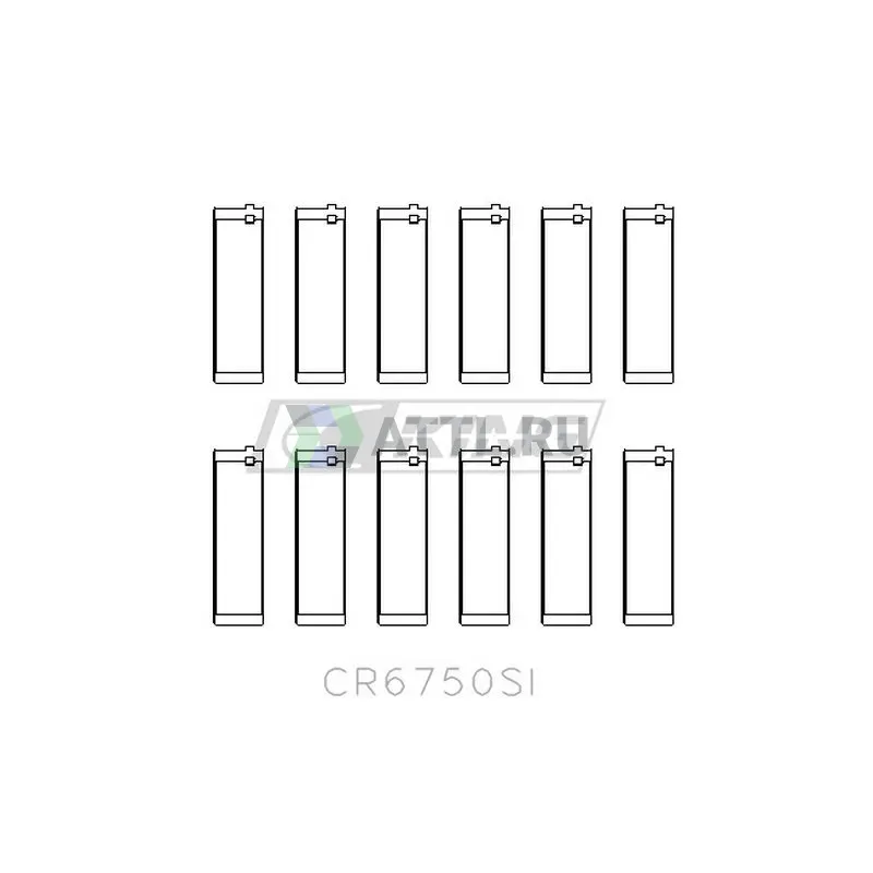 Вкладыши шатунные STD фото 2