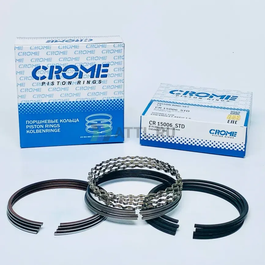 Комплект поршневых колец на 4 цил. STD AVEO 1.6 фото 1