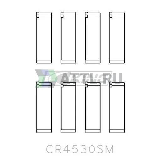 Вкладыши шатунные STD фото 2