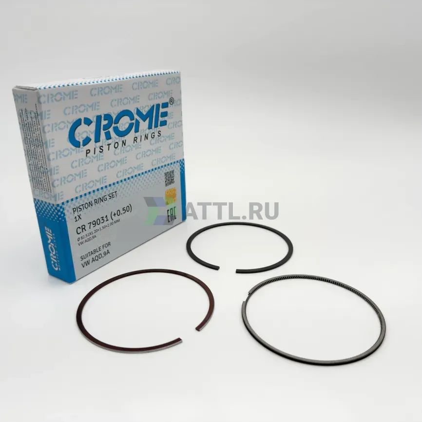 Комплект поршневых колец на 1 цил. +050 ABK,AAD фото 1