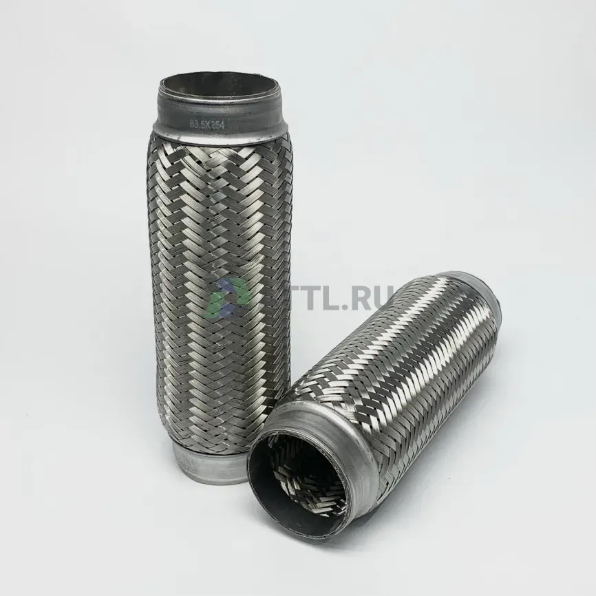 Гофра глушителя трехслойная 63.5*254 фото 1