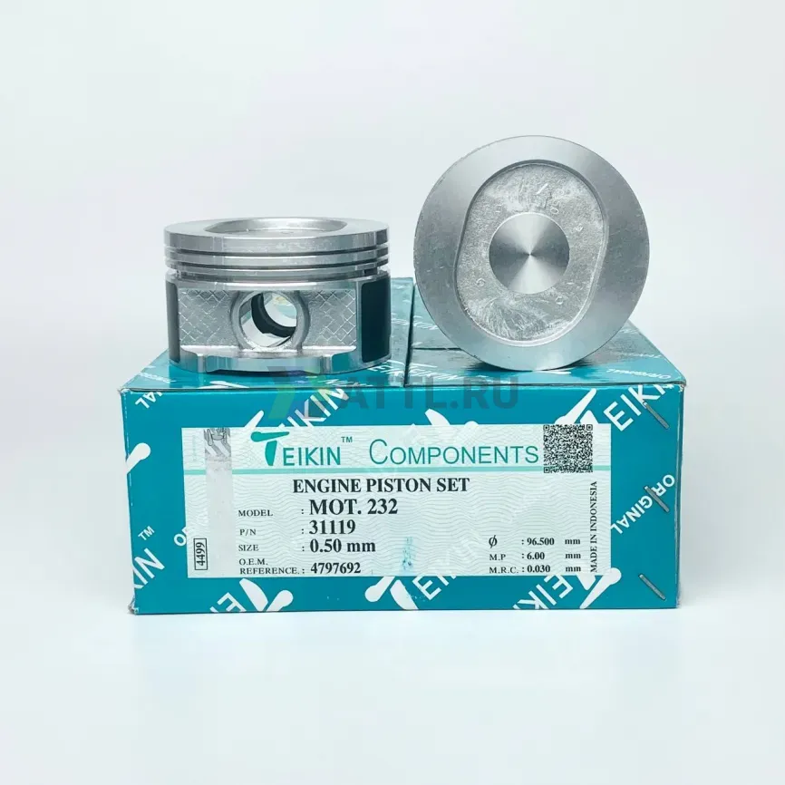 Комплект поршней MOT.232 фото 1